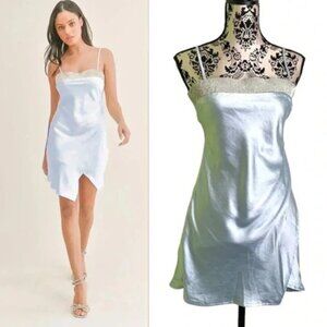 NWOT Klesis Satin Slip Dress